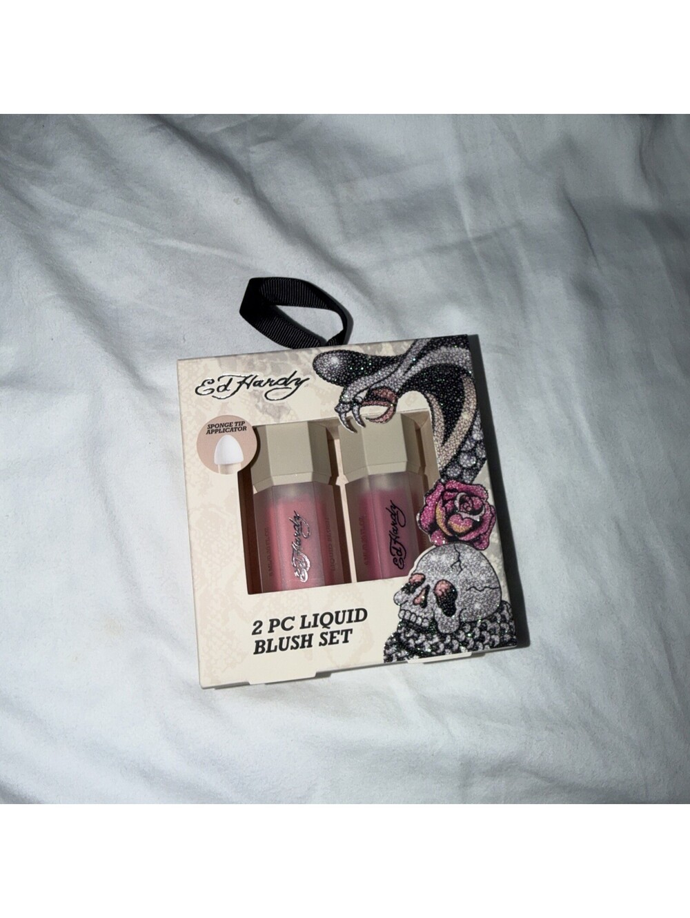Ed Hardy 2 Pc Liquid Blush Set Radiant Glowing Makeup 0.20 fl oz Each New